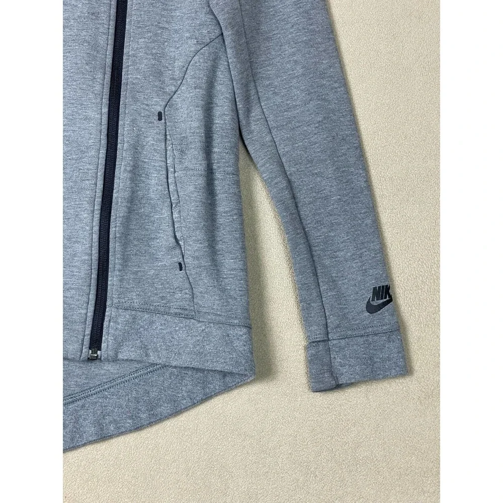 Nike Hoodie Adult Small Gray‎ Tech Fleece Oversized Full-Zip Cape Womens